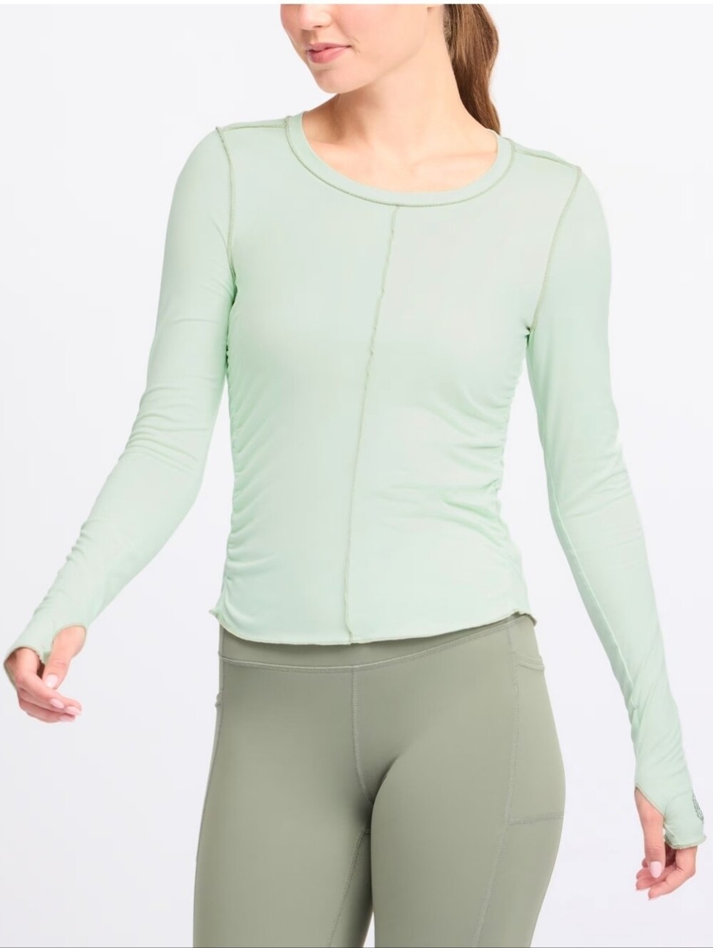FP Movement By Free People Right On Run Long Sleeve Layer Top Sz M NWOT